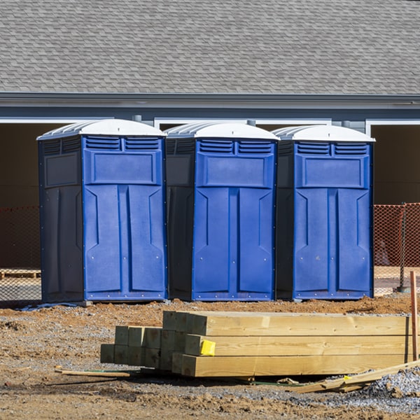 what is the maximum capacity for a single portable restroom in Fertile Iowa